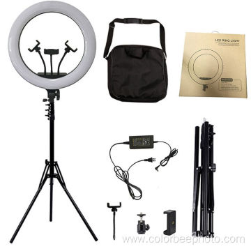 photography 18inch selfie Bi-colour ring light with Tripod